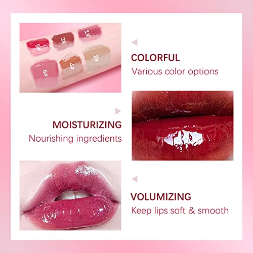 IBCCCCNDC Lip Plumper Plumping Lip Lip Gloss Hidratante Nourish Oil Lip Líquido Líquido Lipstick Produtos Lips Produtos Mineral Clear