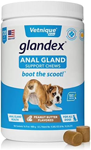 Vetnique Dermabliss Antiquim e alívio de alergia Spray para cães e glandex Anal Suporte a guloseimas de mastigas