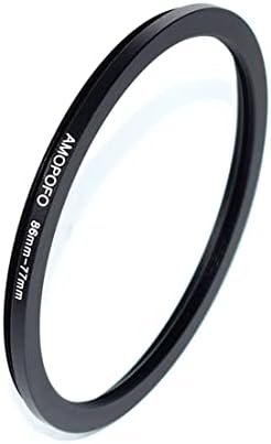 Lente de 86 mm a 77 mm de filtro da câmera anel, adaptador de filtro de anel para baixo de 86 a 77 mm para 77 mm