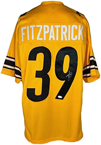 Minkah Fitzpatrick autografou Jersey NFL Pittsburgh Steelers JSA CoA