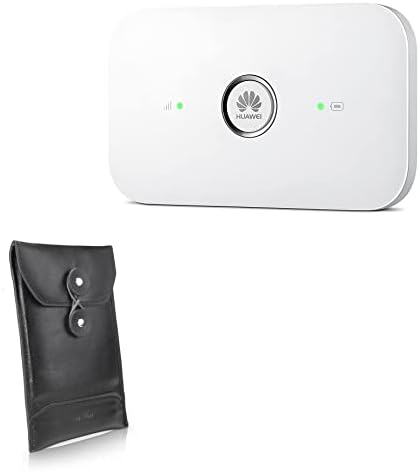 Caixa de onda de caixa para Huawei E5573CS Mobile WiFi Hotspot - Envelope de couro Nero, capa de flip de carteira de couro