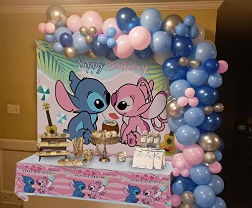 Pastações com temas de desenho animado rosa com toalha de mesa 70x42in para meninas de festas de aniversário de família
