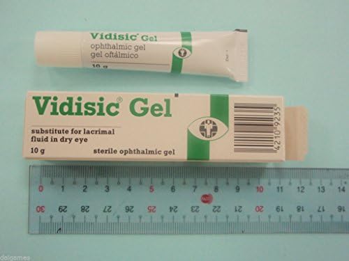 Gel Vidisic Substituto para o líquido lacrimal em olho seco, gel oftalmológico 10g