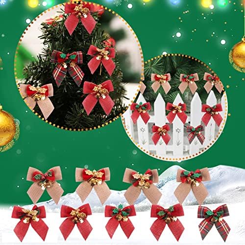 Dbylxmn Dinosaur Party Favors Decoração de Natal Bowknot Christmas Árvore Decoração de Garland Cute