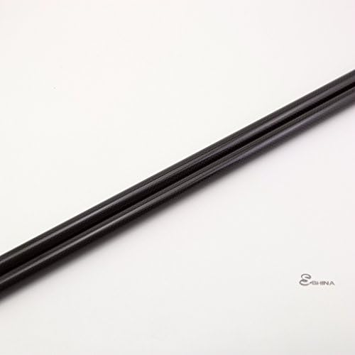 Shina 3k Roll embrulhado Tubo de fibra de carbono de 7 mm 5mm x 7mm x 500mm brilhante para RC Quad