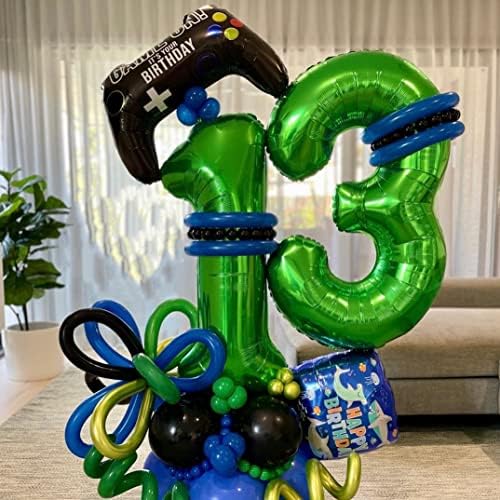 Balão do Número 3 Dark Green Número 3, Número de balão verde de 40 polegadas 3, Balões de hélio de hélio de Mylar Fello