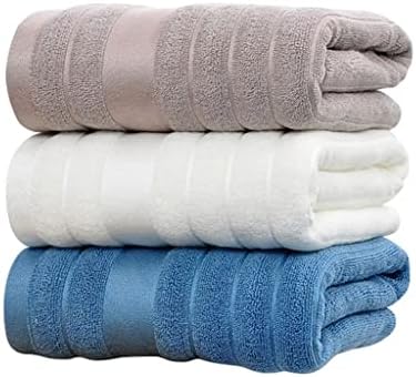 Toalha de algodão Tfiiexfl 34*75cm/70*140cm Toalhas de banho Conjunto para adultos Toalhas de microfibra macias e secas rápidas