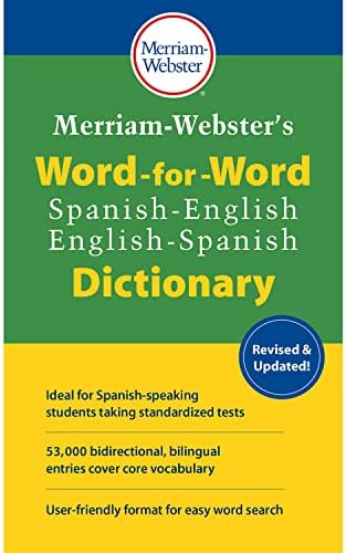 Palavra de Merriam-Webster Merriam-Webster dicionário espanhol-inglês, pacote de 3