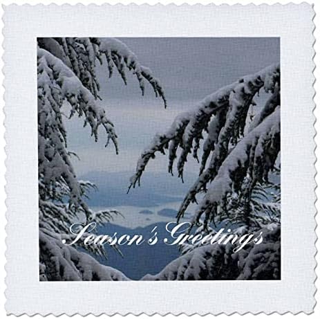 3drosrose pinheiros e safias de estações de neve de Fethiye - quadrados de colcha