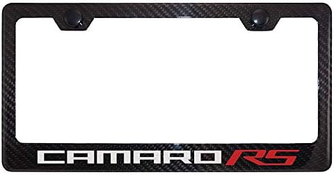 Lavnox carbono fibra de metal Camaro Rs Rs Placa da placa Tag Solution para Chevy Camaro