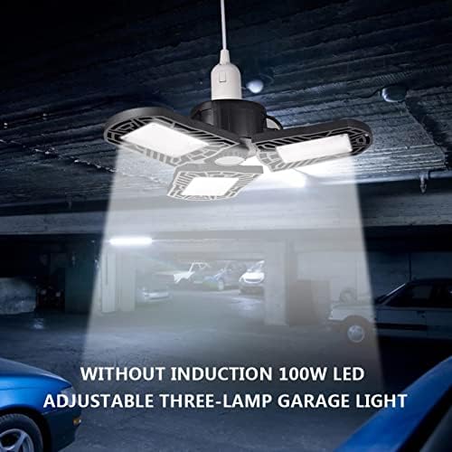 Novoce Bright LED Garage Light, Garage Lights LED teto, três brilho para garagem, pacote de workshop 2