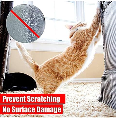 Protetor de mobiliário de sofá, fita de dissuasão para treinamento de arranhões, protetor de gato de gato de dupla face
