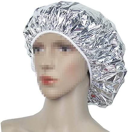 5pcs Capas de processamento de cabelo reutilizáveis/alumínio Bak Bak Baking Caps de cabelo à prova d'água à prova de poeira