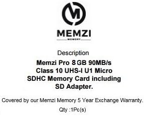 MEMZI PRO 8GB 90MB/S Classe 10 Micro SDHC Cartão de memória com adaptador SD para Canon Ivy Cliq+, Ivy Cliq Capture Instant Cameras