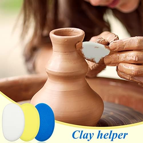 Esponjas de lama para limpeza de argila e ferramentas de modelagem esponjas para artistas de cerâmica de argila de cerâmica,