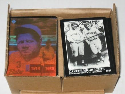 Babe Ruth Collection O conjunto de edição limitada de 165 card