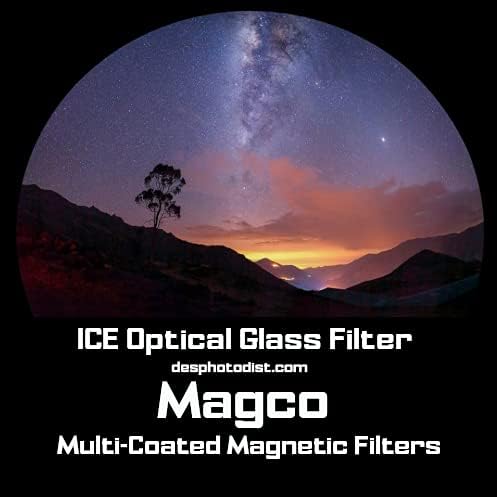 Ice Magco 49mm-82mm Adaptador de filtro de anel de passo magnético 49 82