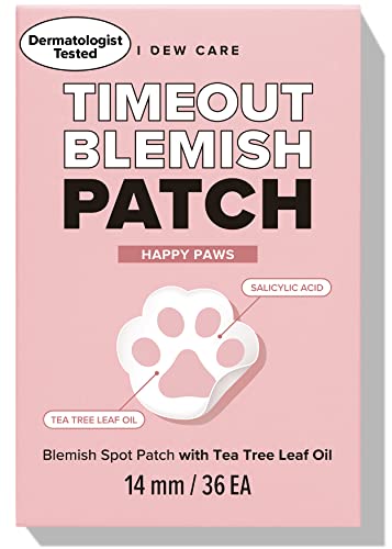 I Dew Care HydrocolOloid Acne Pimple Patch - Timeout Blemish Chin & Chicks + Timeout Blemish Happy Paws Bundle