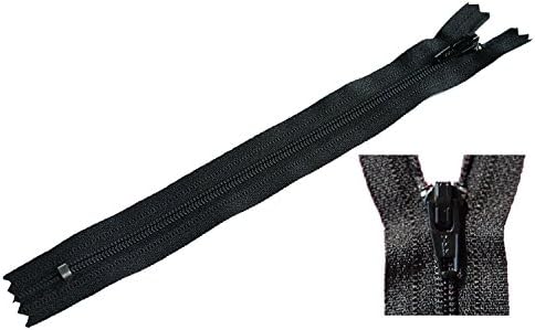 100 YKK Black Zipper para calças, camisas, bolsas, bolsas e projetos de artesanato nos EUA