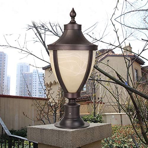 Lâmpada de parede de lâmpada de cilindro jydqm jardim ao ar livre porta impermeabilizada post lâmpada de lâmpada ao