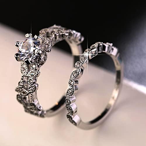 2023 New Women's Diamond Leaf Ring Rings Anéis de noivado Anéis para todas as mulheres Contador de histórias Anel