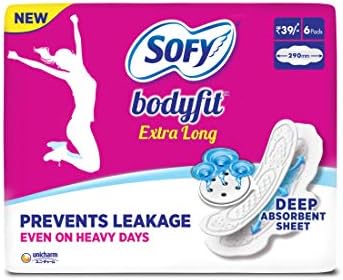 Sofy bodyfitfit de antibactiria hanitary extra grande almofada sanitária