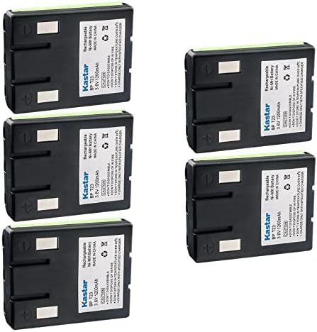 Kastar 5-Pack Battery Replacement for V-tech 915ADL, 916adl, 916ADLi, 917adx, 918adx, 920ADL, 921ADL, 2932, 2950ci, 2960ci,