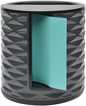 Post-it Note Dispenser, vertical, preto com cinza