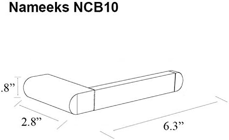 Nomeeks NCB10 NCB Hotelet Paper Solter, Tamanho único, Chrome