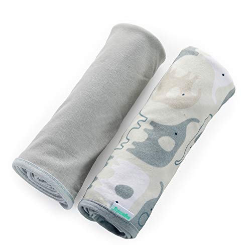 Ingenuity cochilos e noites de 2 pacote de 2 pacote infantil conjunto de cobertores-Grazer