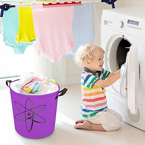 Cestas de lavanderia de física cestas de armazenamento com alças de transporte fáceis para brinquedos organizadores de roupas