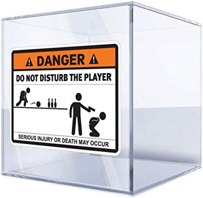 Decalques de decalques perigo não perturbar o sinal de engraçado do jogador 6 x 4,3