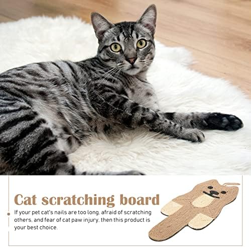 IPETBOOM CATNIP TROY CAT WALL Scratcher Cat Scratcher Cardboard Cat Kitten Scratch Board Sisal Mats Scratcher Pet Pet Scratching