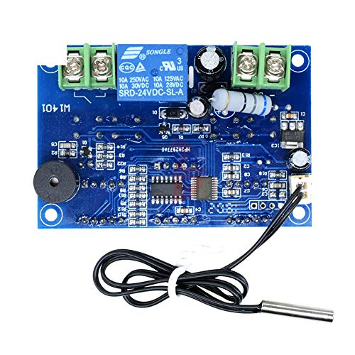 W1401 DC 24V Termostato Inteligente LED Digital Controlador de temperatura Térmica Sensor Térmico Medidor de temperatura