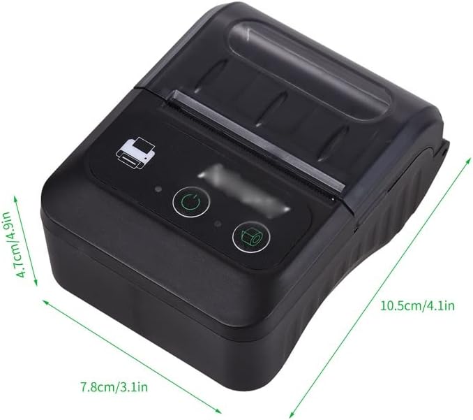 ZLXDP Mini Label Printer de 2 polegadas Impressora térmica Rótulo Impressora de etiqueta