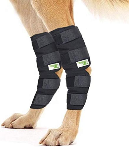 Aço traseiro da perna de cachorro Um par cura a manga da junta para as pernas traseiras