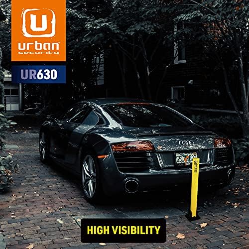 Urban UR630 Bollard Post Banda de estacionamento Barreira de estacionamento dobrável, posto de aço de segurança universal