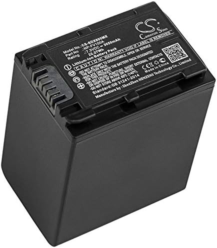 Cameron Sino Novo ajuste da bateria de substituição para Sony FDR-AX33, FDR-AX40, FDR-AX45, FDR-AX53, FDR-AX60, FDR-AX700,