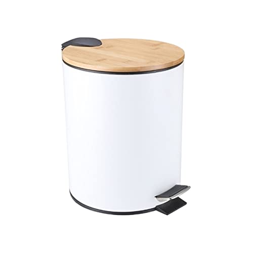 Kutuno lixo lata 5L Lixo de madeira lixo lixo de lixo de banheiro da cozinha da cozinha lixo lixo de lixo de escritório