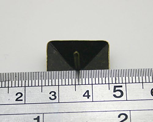 Fenggtonqii Pyramidal Unhas de cabeça grande 19 mm Pacote de latão antigo de 10 mm de lateral de 10