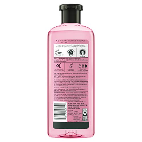 Essências de ervas Rose os quadris shampoo suave, 13,5 fl oz, 5.527 fl oz