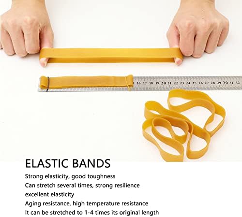 Bandos de borracha de 550pcs, elasticidade forte de alta tenacidade anti -envelhecimento elástico de borracha elástico