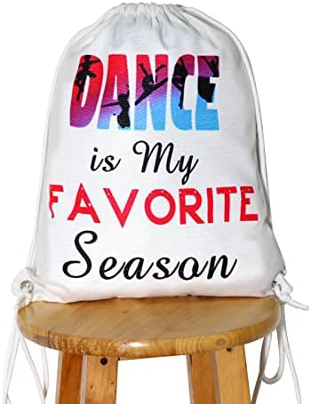 CMNIM Dancer Makeup Bag Dance é minha estação favorita da dança do amante de dança para professores de dança Apreciação de bolsa cosmética Viagem higiênico Cosmético Bolsa Presente