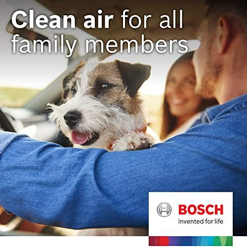 Bosch 6078C Filtro de ar da cabine HEPA - Compatível com Nissan Cube, Juke, Leaf, Sentra