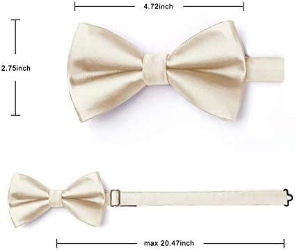 Laços de arco para homens de cor sólida e pré-gravata gravata borbole