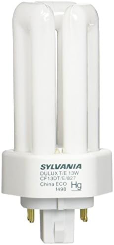 Sylvania 20318 Fluorescente compacto 4 pinos tubo único 4100K, 13 watts