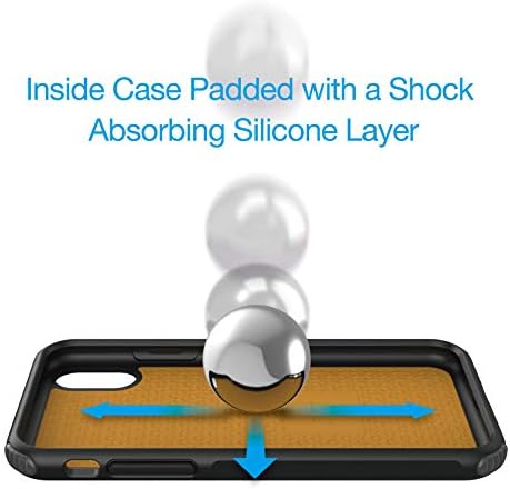 iPhone xs/x capa de pára -choques composto de ar quattro composto de choque esbelta