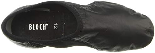 Bloch Dance Girl's Neo-Flex Leather e Neoprene Slip em Split Sole Jazz Shoe