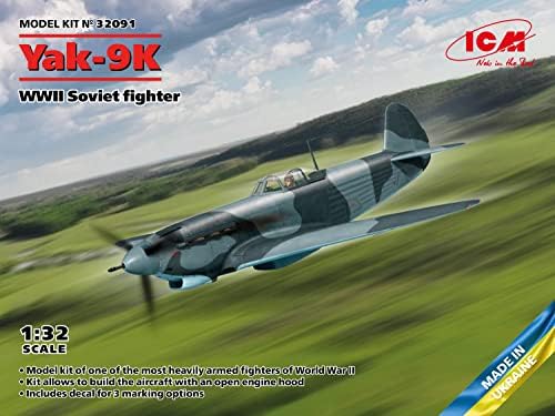ICM 32091 - Yak -9k, Segunda Guerra Mundial Fighty - Escala 1:32