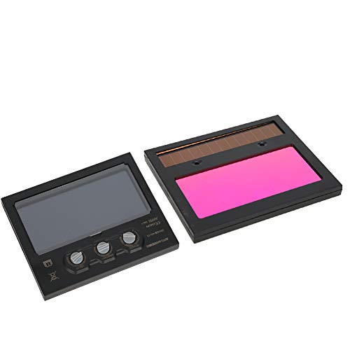 Lente de soldagem, lente de soldagem LCD de placa de escurecimento de carregamento solar, com método de ajuste de cor escuro